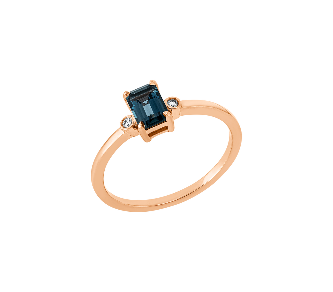 Brogle Classic London Topaz Ring