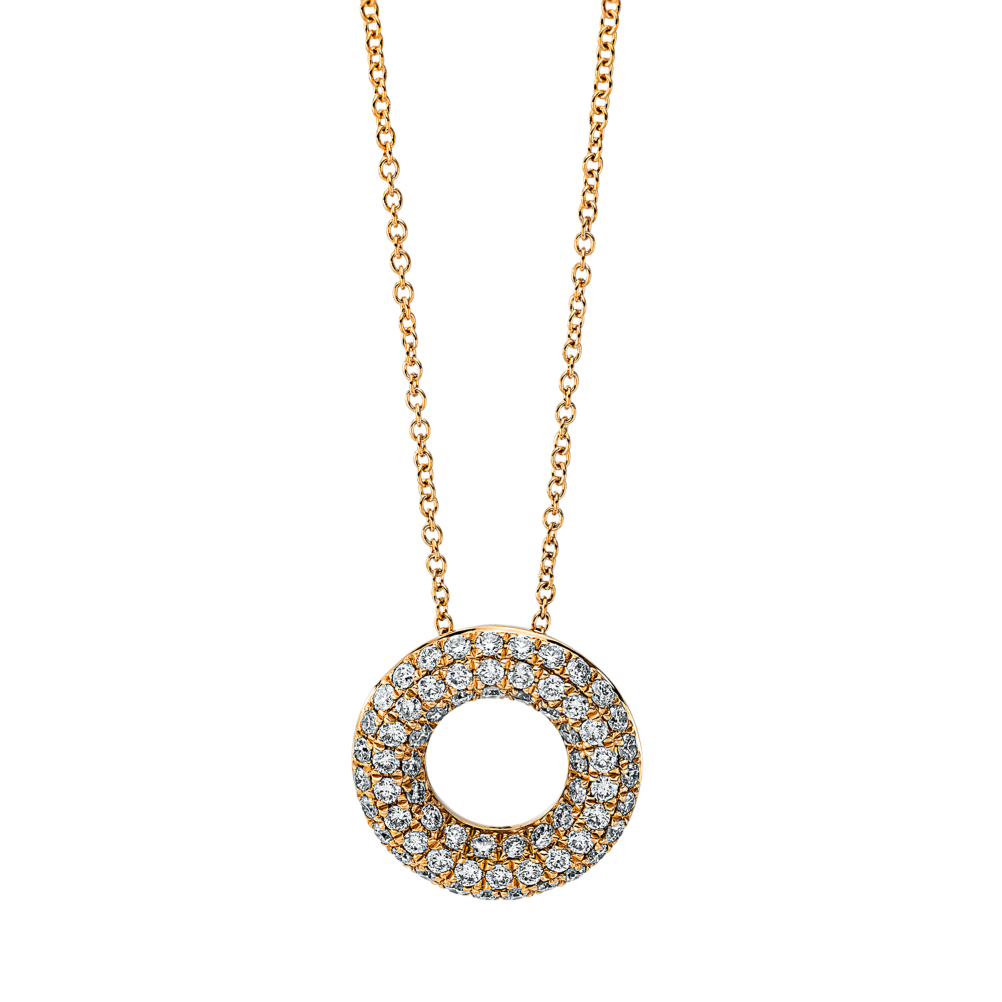Brogle Classic Kette mit Diamantkreis Brogle Classic Kette mit Diamantkreis
