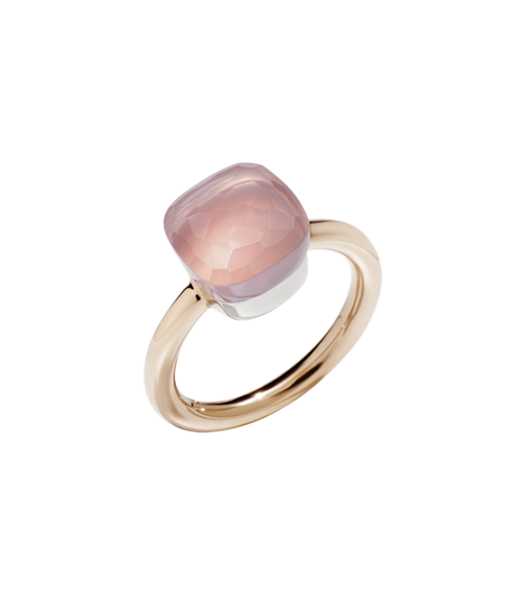 Pomellato Nudo Classic Rose Quartz Ring