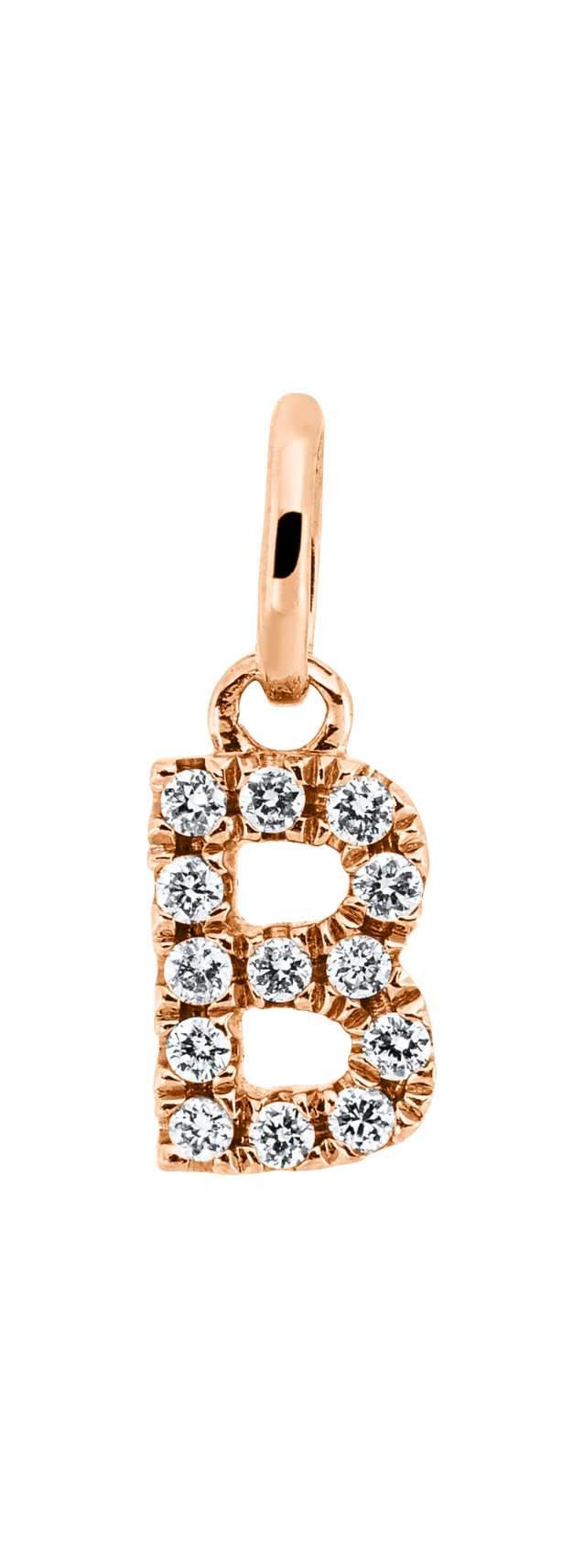 Brogle Classic Buchstabenanhänger B mit Diamanten