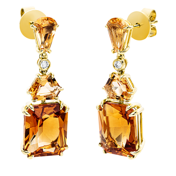 Brogle Classic Citrinohrhänger Brogle Classic Citrinohrhänger
