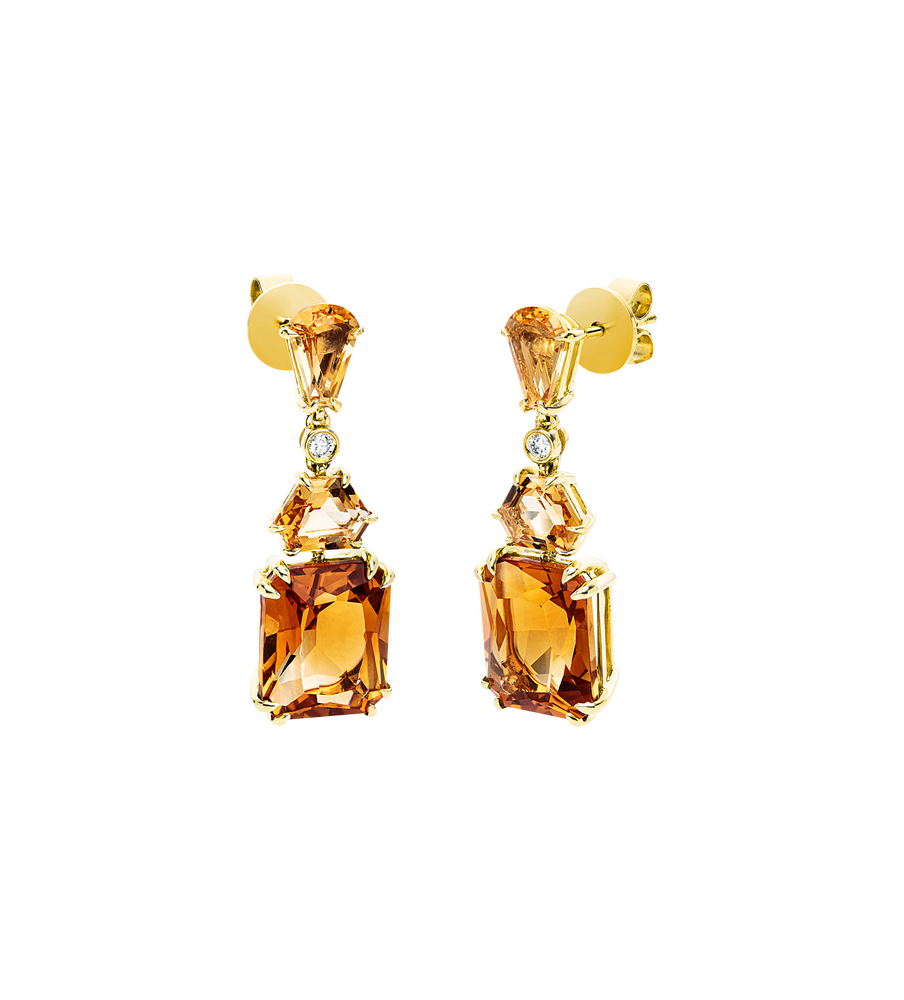 Brogle Classic Citrinohrhänger Brogle Classic Citrinohrhänger