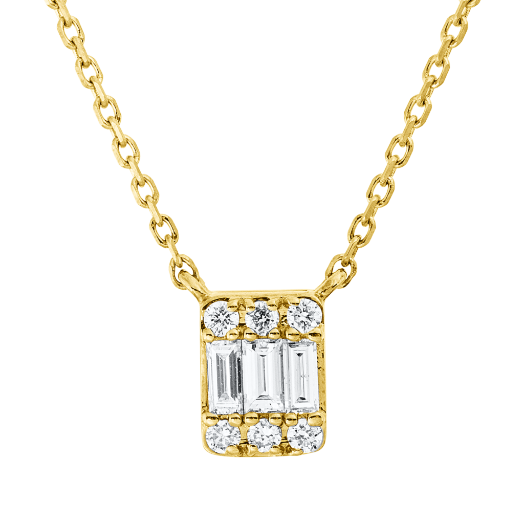 Brogle Classic necklace with diamond pendant Brogle Classic necklace with diamond pendant