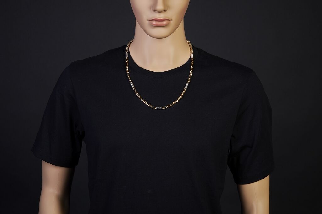 Brogle Classic Monte Carlo bicolor gold chain 5.5mm Brogle Classic Monte Carlo bicolor gold chain 5.5mm