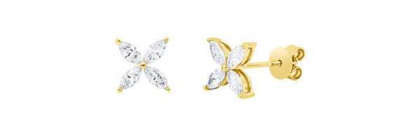 Brogle Classic diamond stud earrings