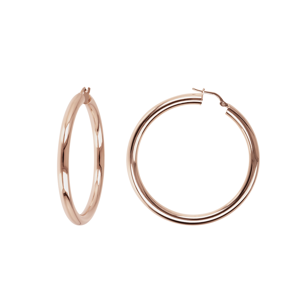 Bronzallure Purezza hoop earrings