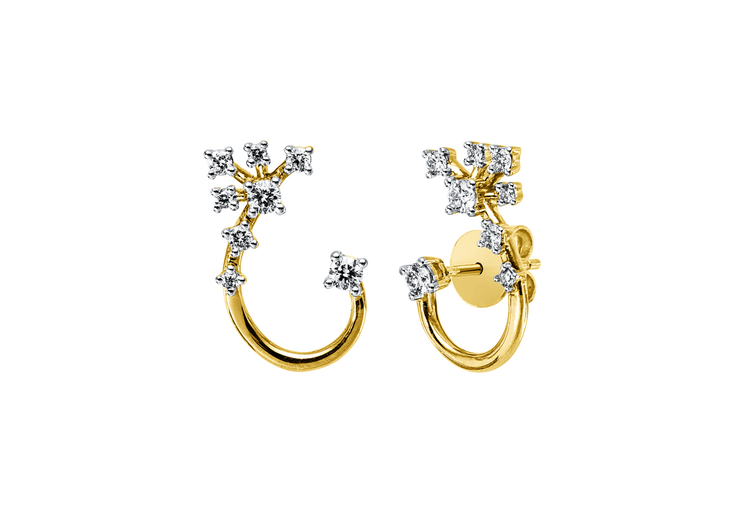 Brogle Classic Bicolor Diamantohrstecker Brogle Classic Bicolor Diamantohrstecker
