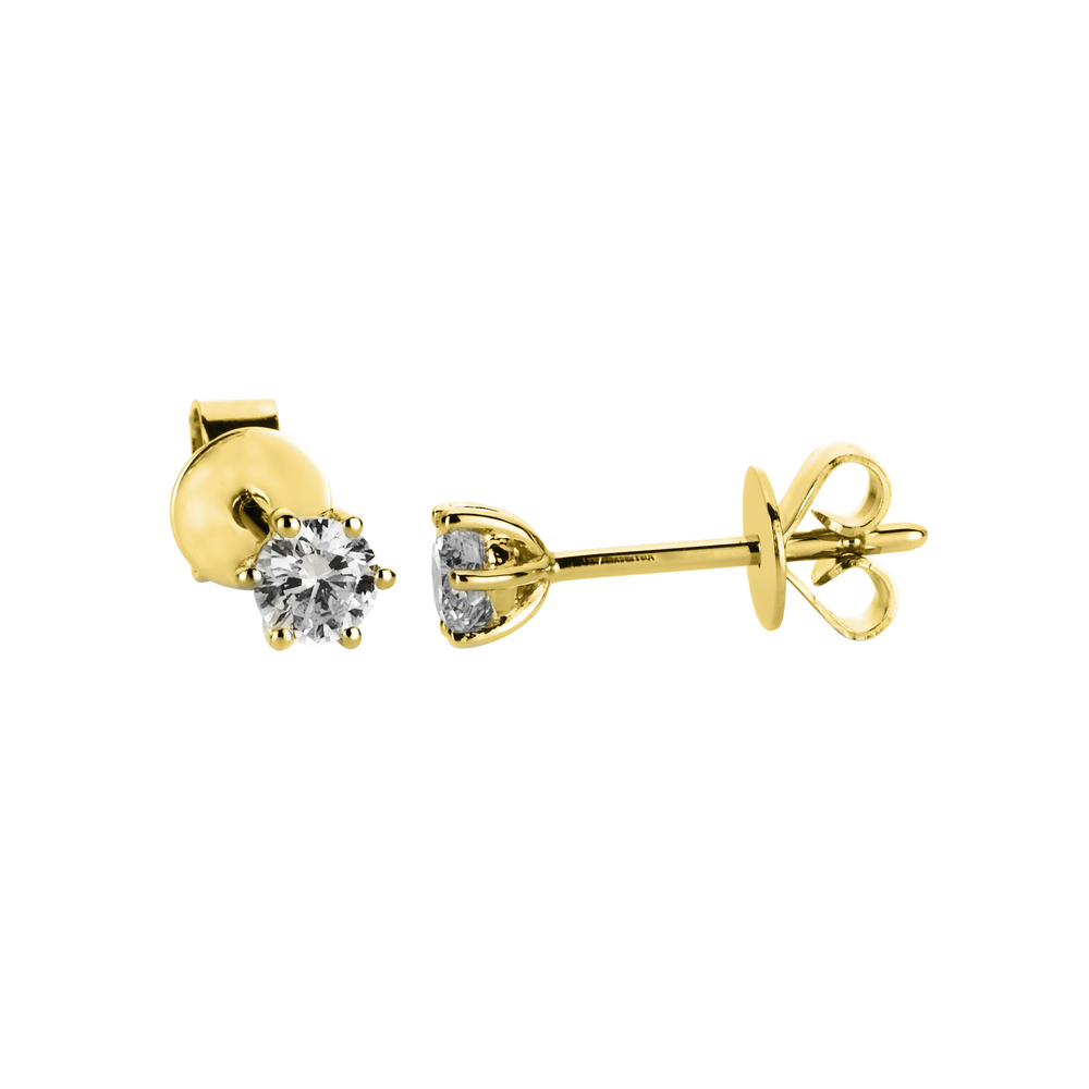 Brogle Selection Marie stud earrings up...