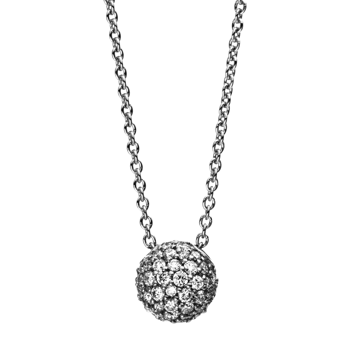 Brogle Classic necklace with diamond pendant Brogle Classic necklace with diamond pendant