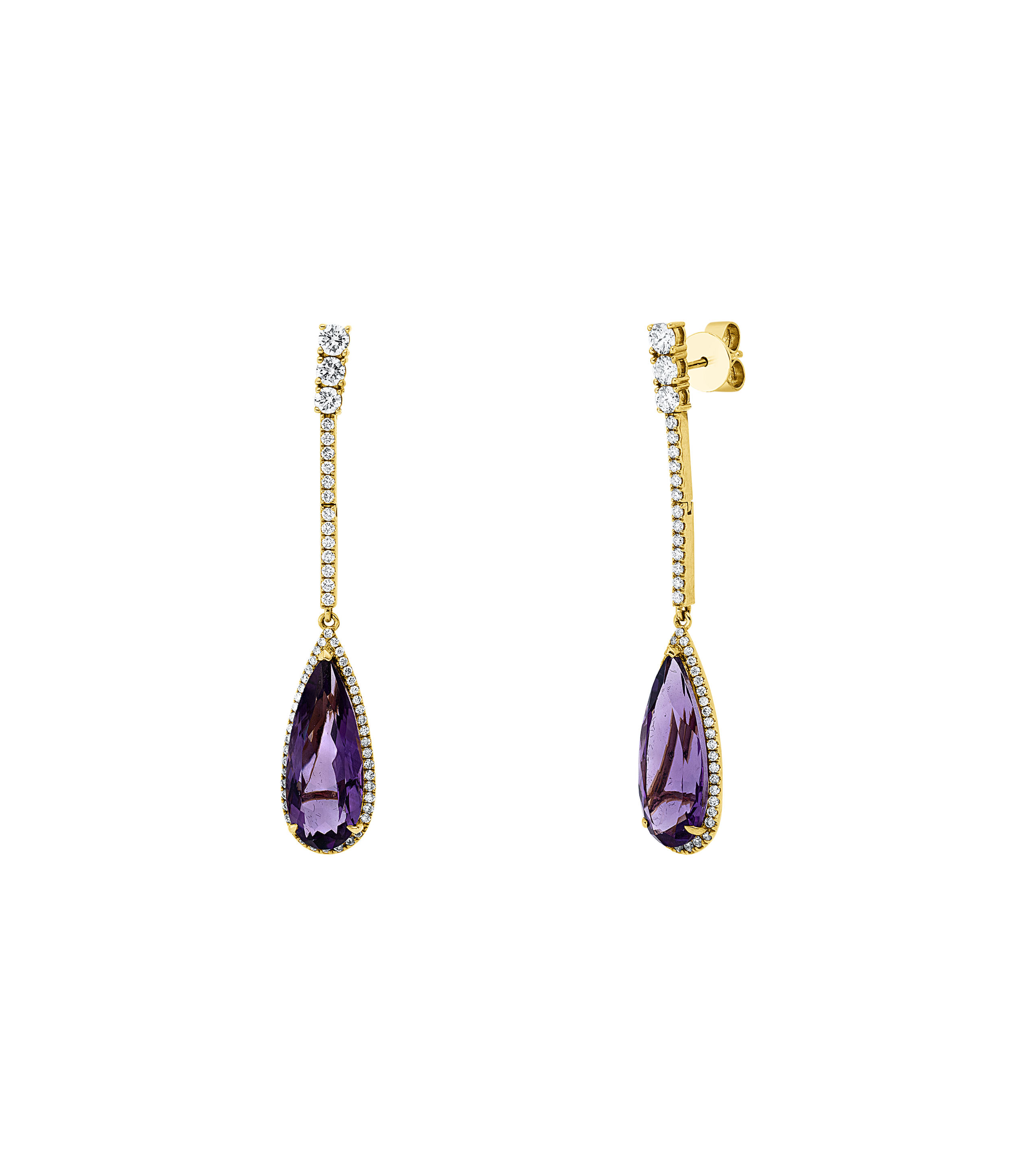 Brogle Selection amethyst earrings