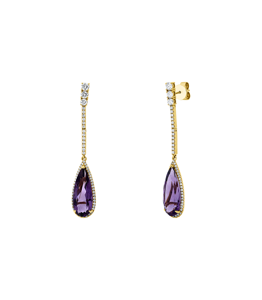 Brogle Selection amethyst earrings