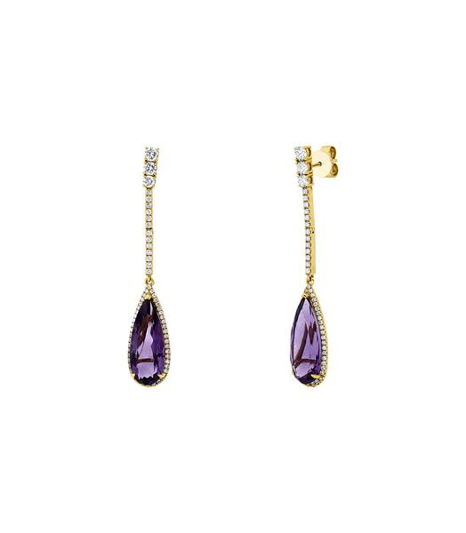 Brogle Selection amethyst earrings