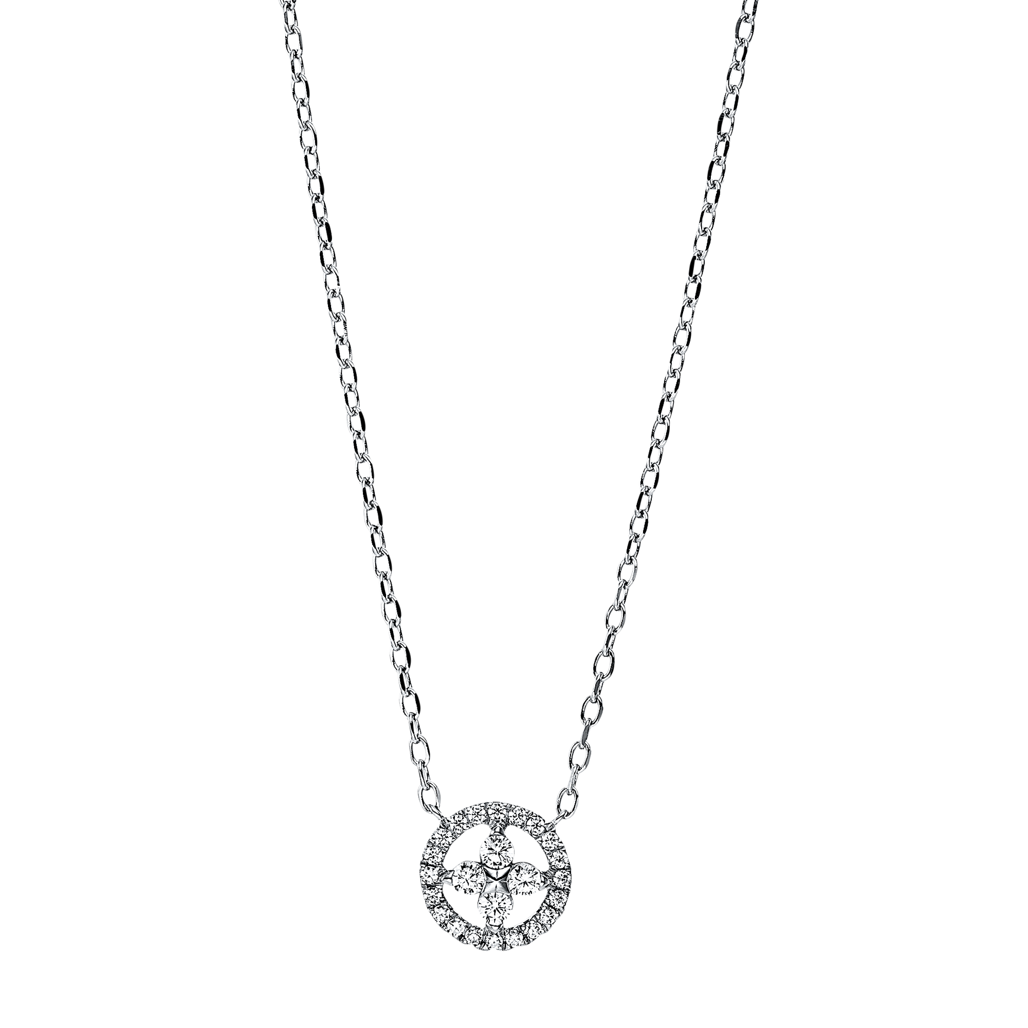 Brogle Classic necklace with diamond pendant Brogle Classic necklace with diamond pendant