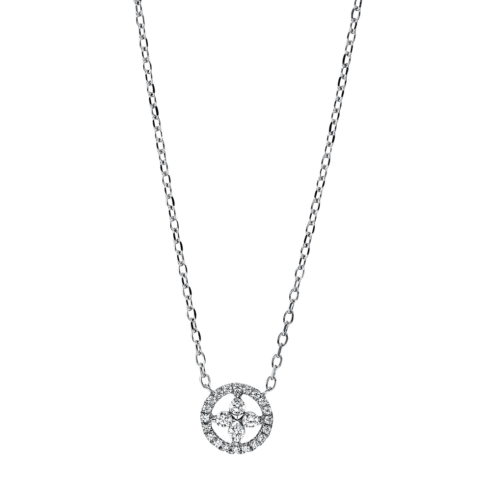 Brogle Classic necklace with diamond pendant Brogle Classic necklace with diamond pendant