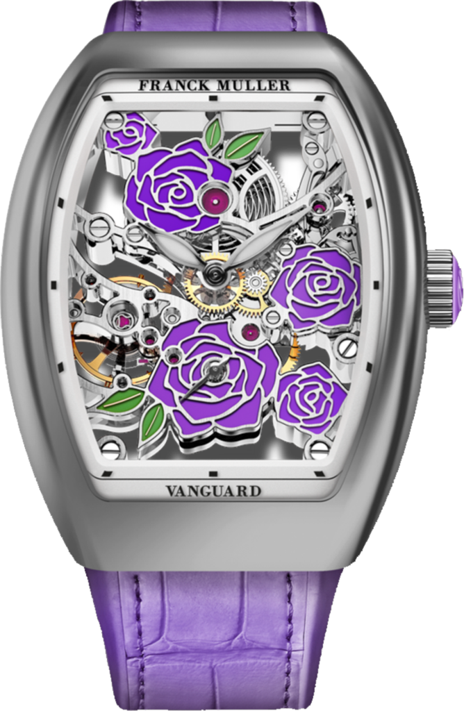 Franck Muller Vanguard Rose Skeleton 42.3 x 32mm Franck Muller Vanguard Rose Skeleton 42.3 x 32mm