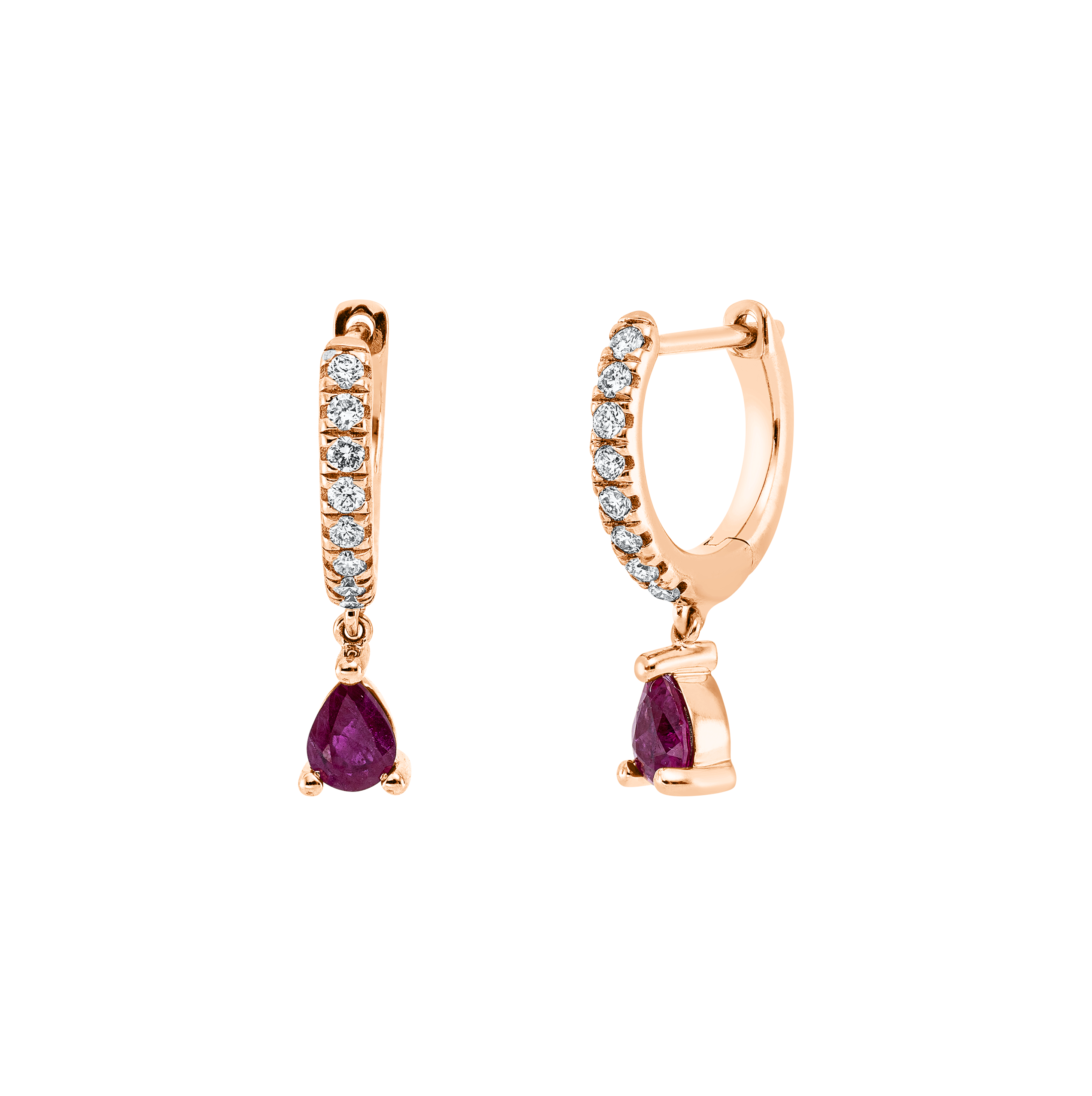 Brogle Classic Rubinohrhänger Brogle Classic Rubinohrhänger