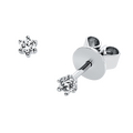 Brogle Selection Marie stud earrings up to 0.25 carat