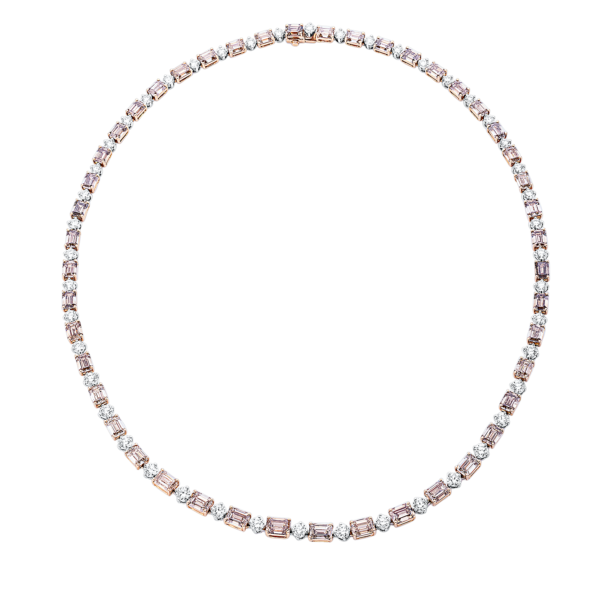 Brogle Selection bicolor diamond necklace Brogle Selection bicolor diamond necklace