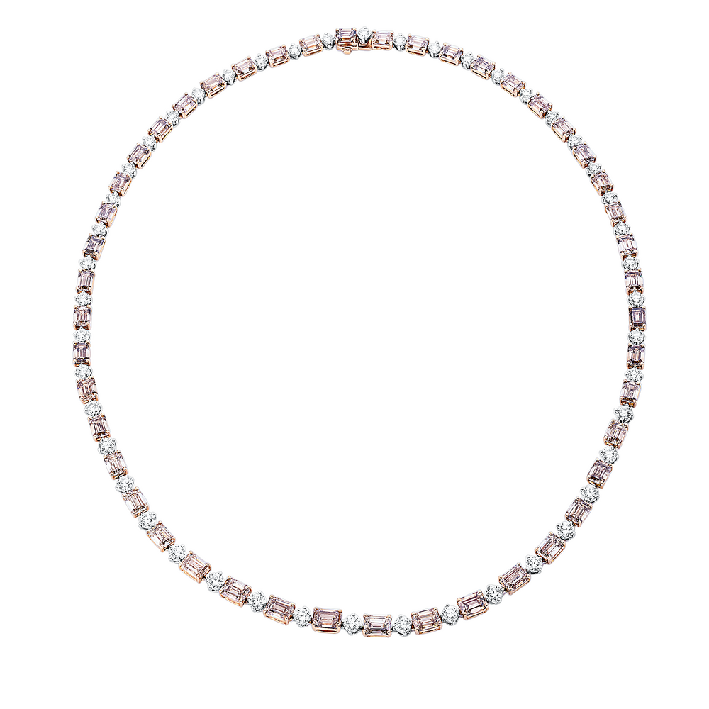 Brogle Selection bicolor diamond necklace Brogle Selection bicolor diamond necklace