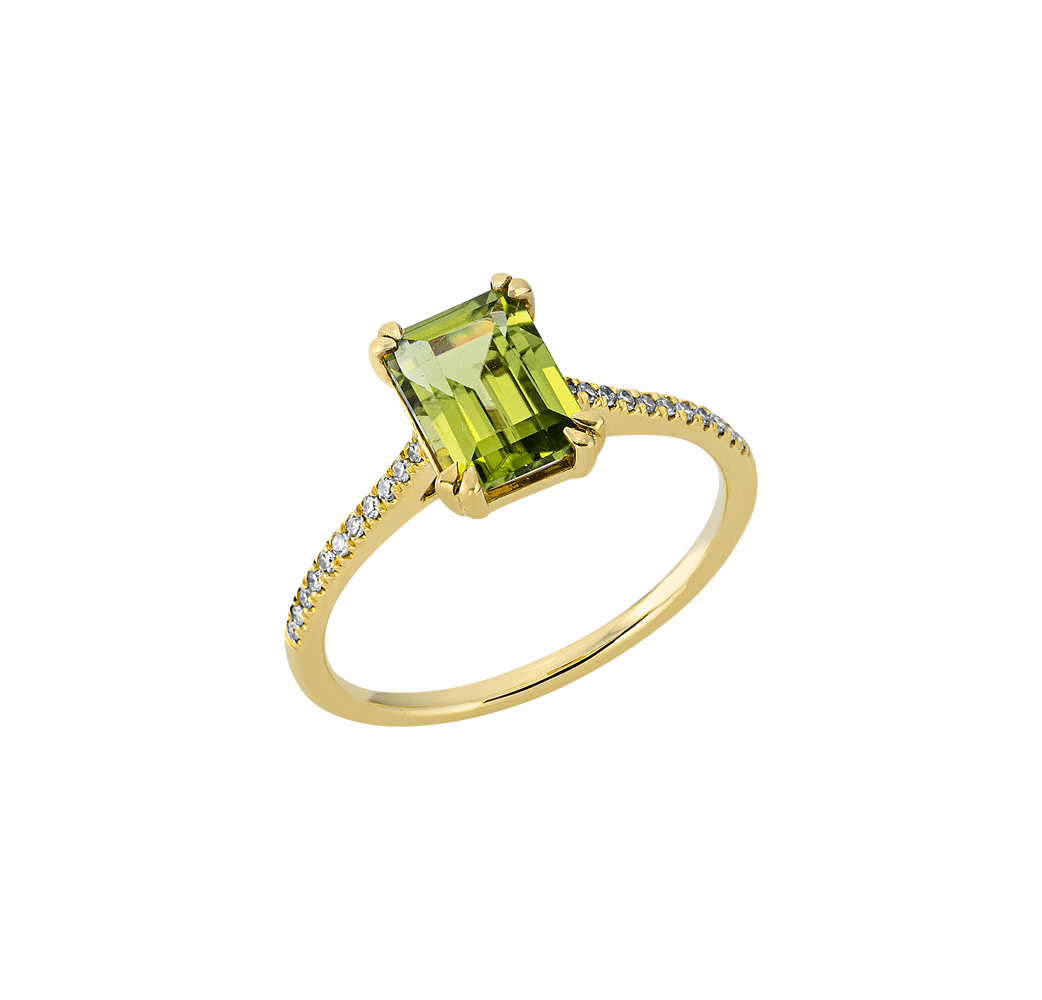 Brogle Classic peridot ring