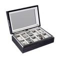 Heisse & Söhne watch box with viewing window Executive 10