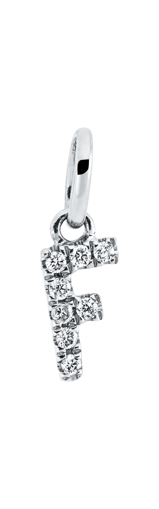 Brogle Classic Buchstabenanhänger F mit Diamanten