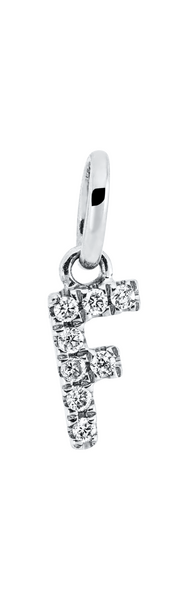 Brogle Classic Buchstabenanhänger F mit Diamanten