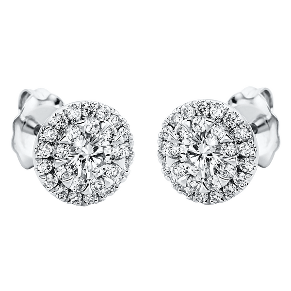 Brogle Selection Illusion diamond stud earrings