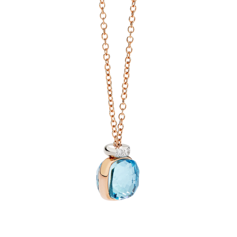 Pomellato Nudo Sky topaz necklace with pendant