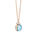 Pomellato Nudo Sky topaz necklace with pendant