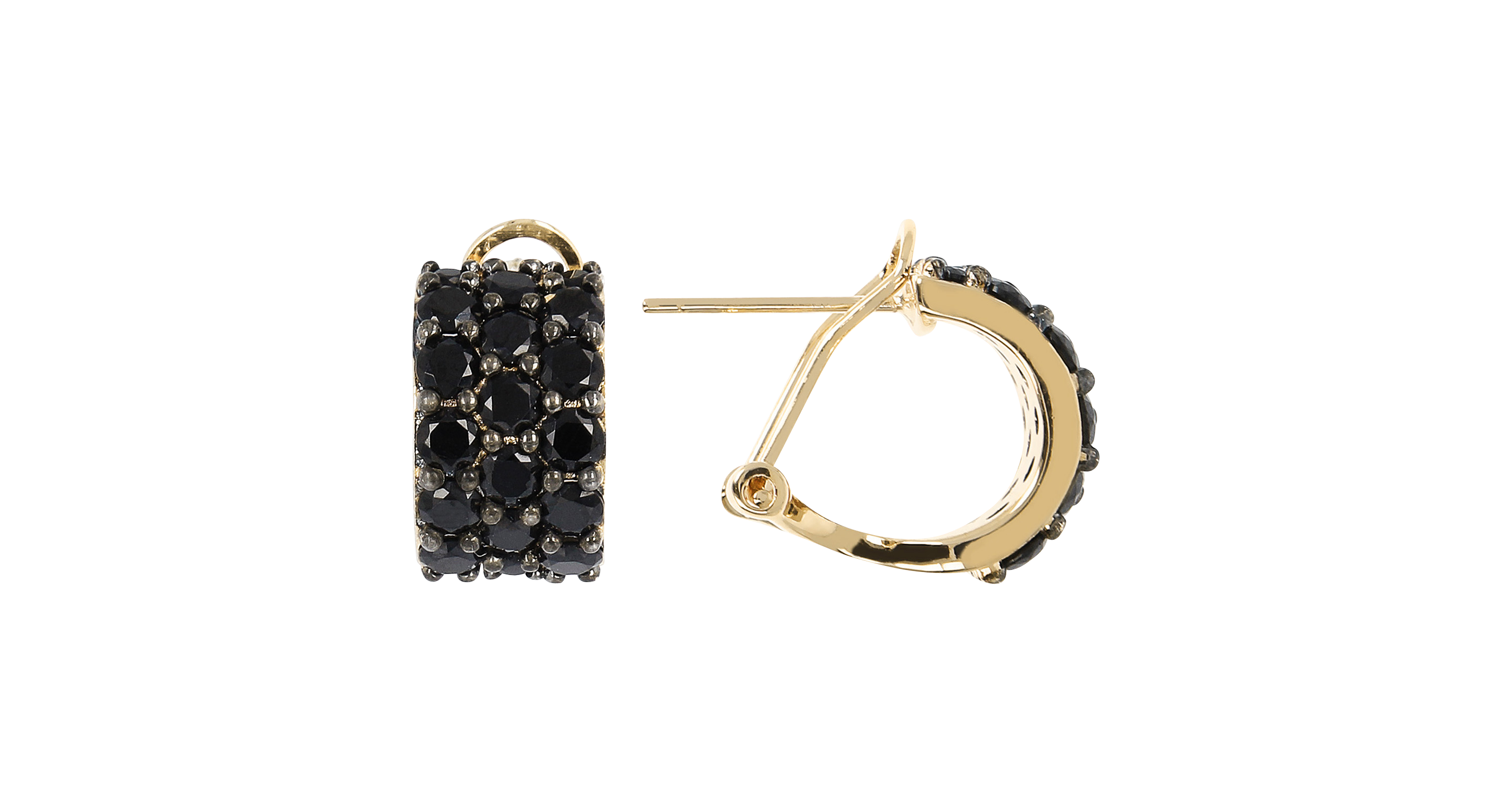 Bronzallure Golden hoop earrings Bronzallure Golden hoop earrings