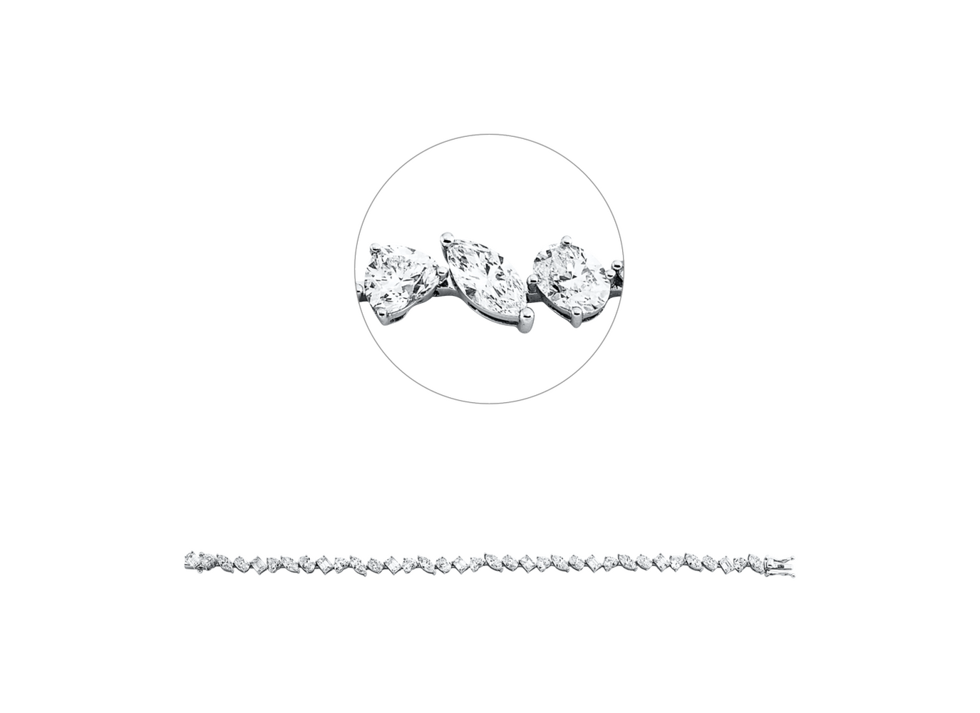 Brogle Selection diamond bracelet Brogle Selection diamond bracelet