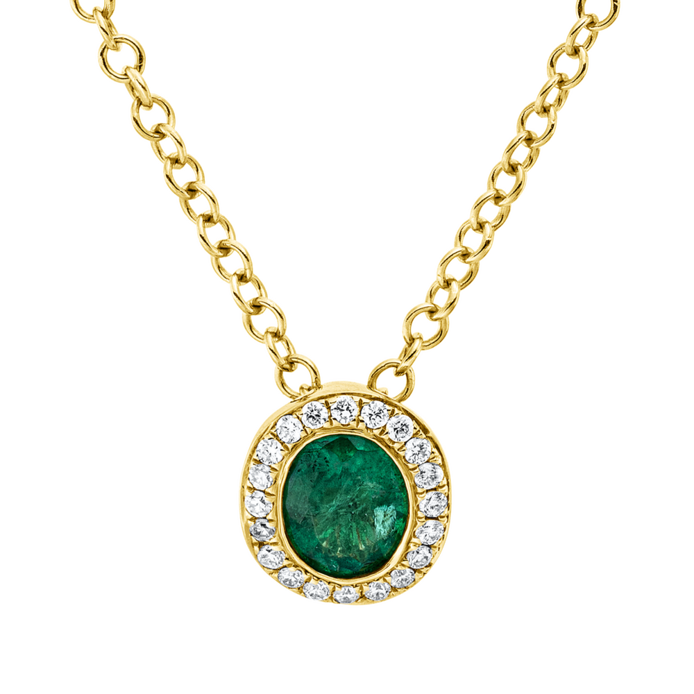 Brogle Classic Kette mit Smaragdanhänger Brogle Classic Kette mit Smaragdanhänger