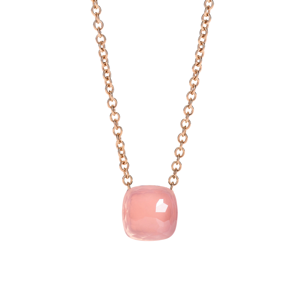 Pomellato Nudo Rose Quartz Necklace with Pendant