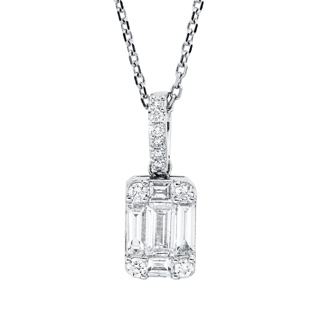 Brogle Classic necklace with diamond pendant