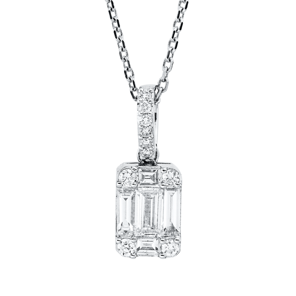 Brogle Classic necklace with diamond pendant