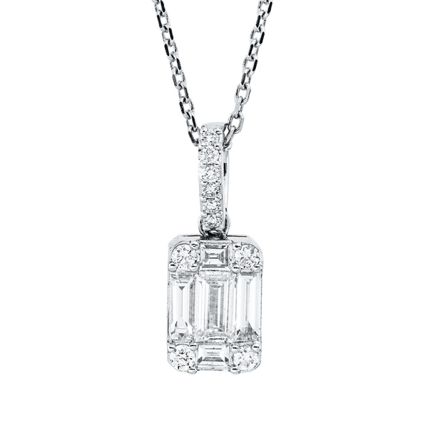Brogle Classic necklace with diamond pendant