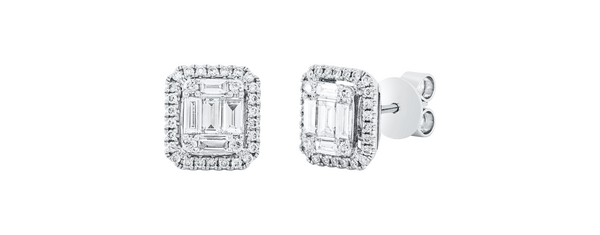 Brogle Classic diamond stud earrings