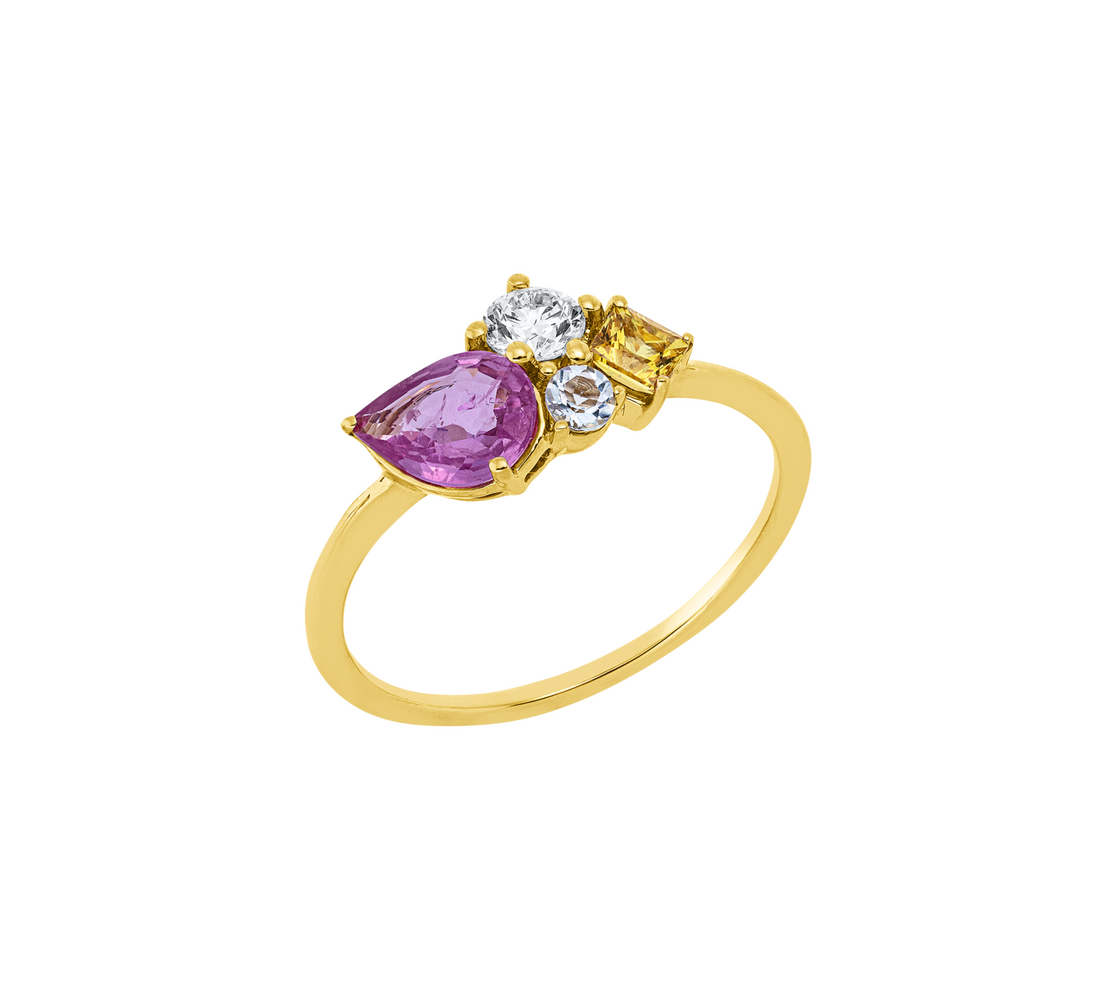 Brogle Classic colored stone ring
