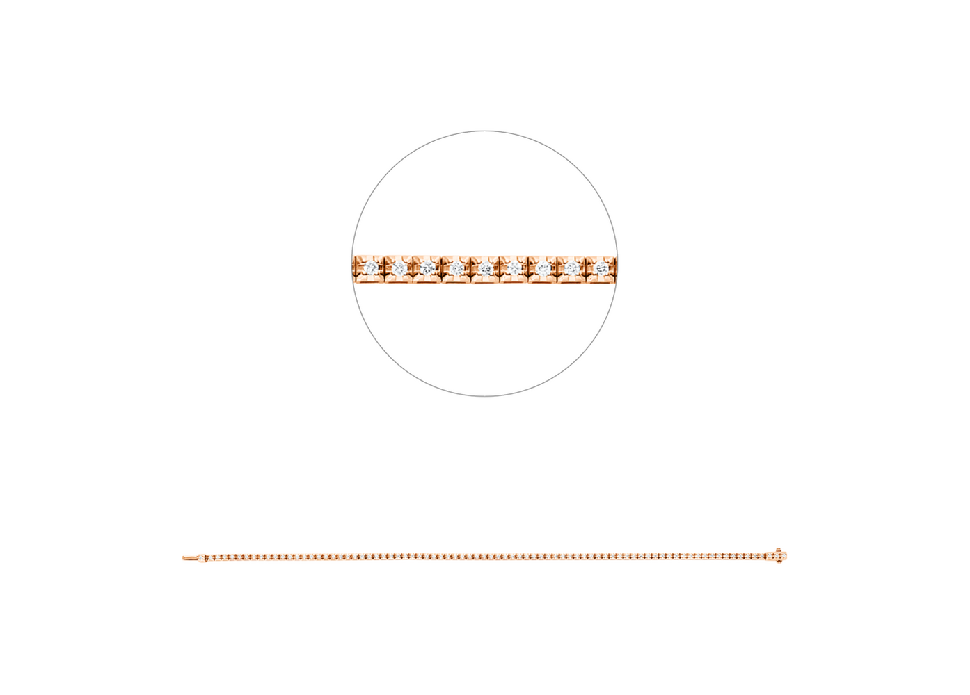 Brogle Classic tennis bracelet