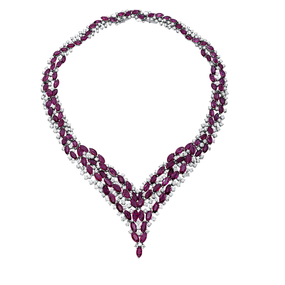 Brogle Selection ruby necklace