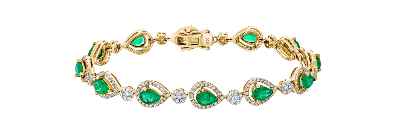 Brogle Selection emerald bracelet Brogle Selection emerald bracelet