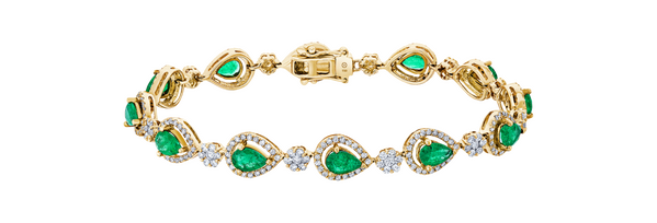 Brogle Selection emerald bracelet Brogle Selection emerald bracelet