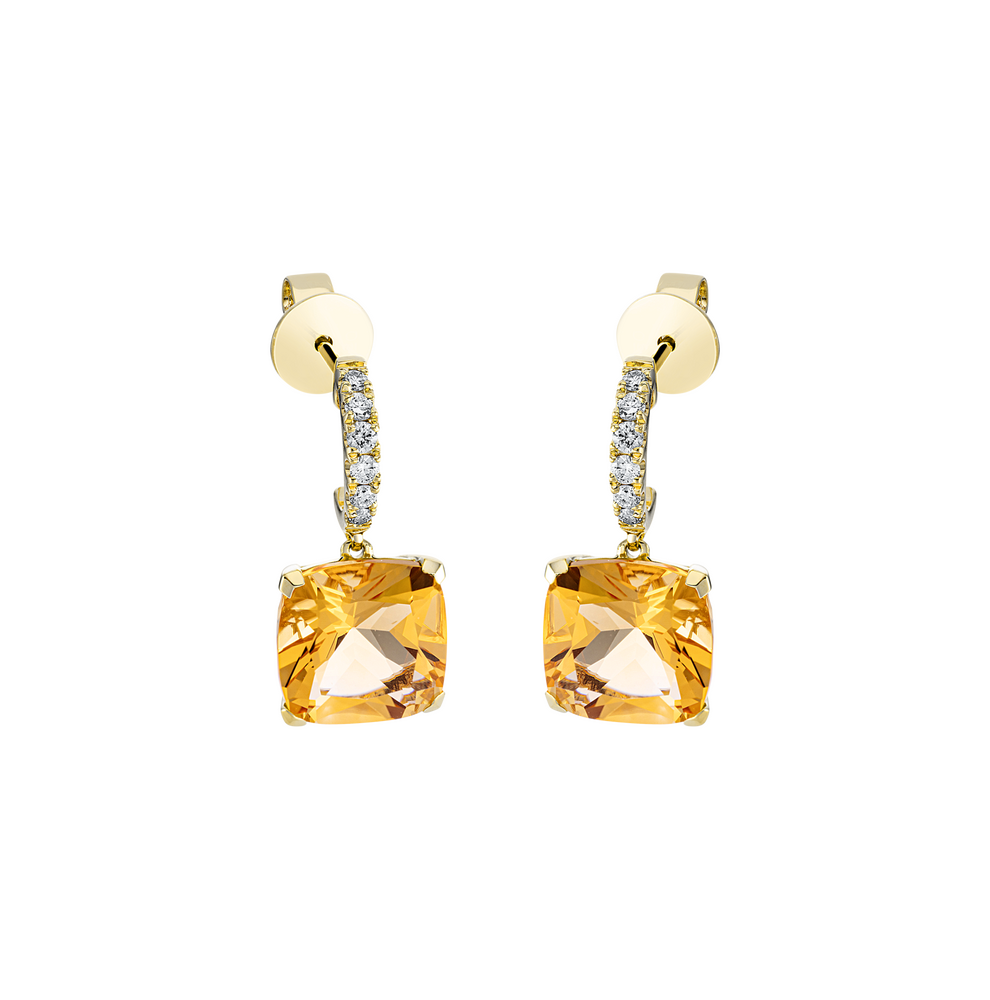 Brogle Classic citrine earrings