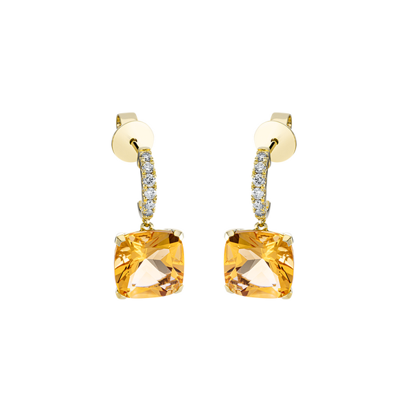 Brogle Classic citrine earrings