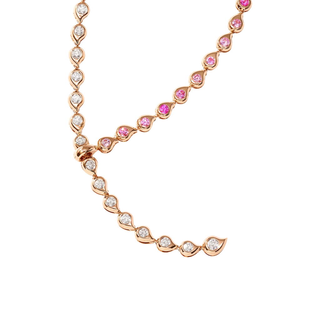 Tamara Comolli Snowflakes Rivière Blush Necklace Tamara Comolli Snowflakes Rivière Blush Necklace