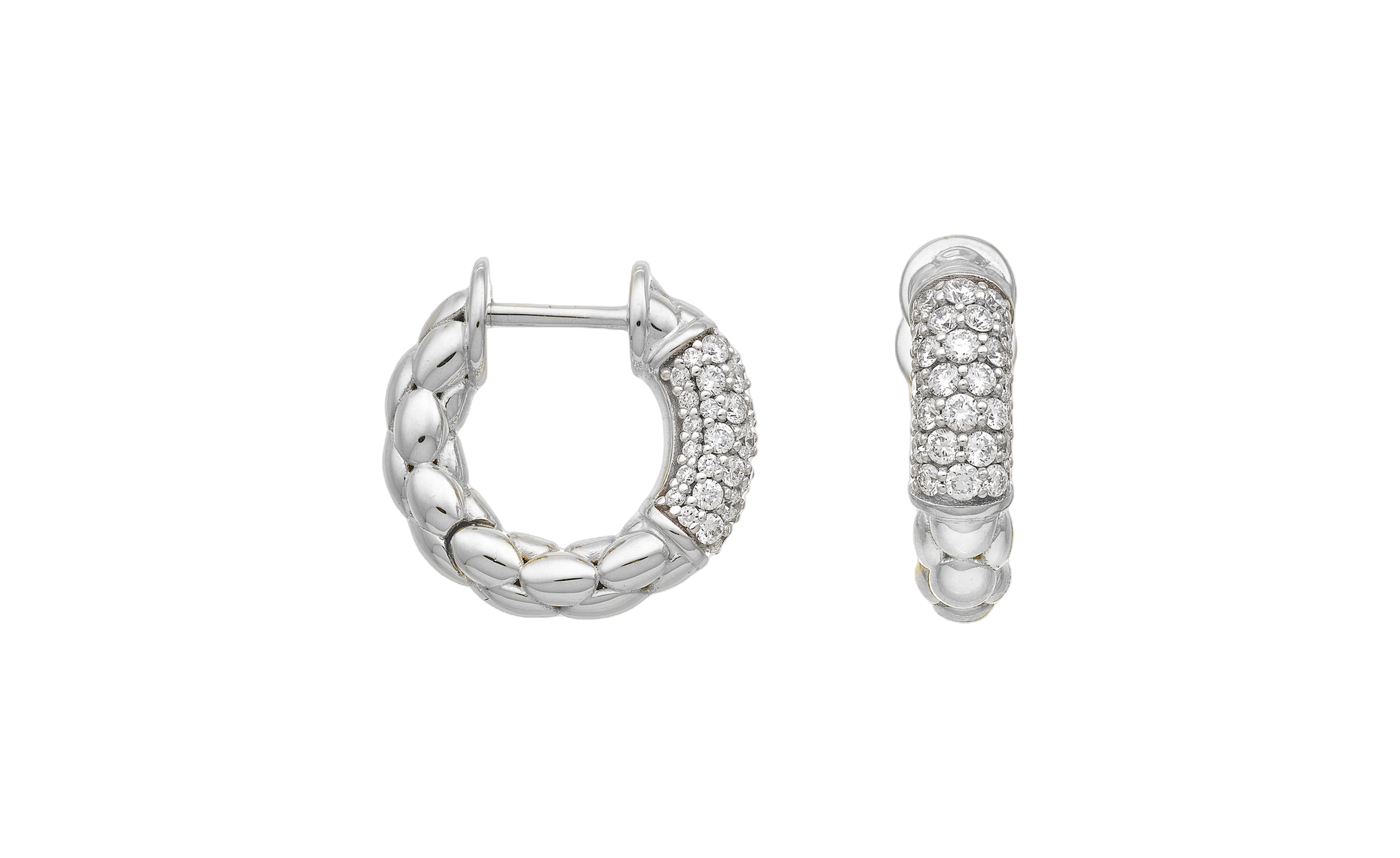 Chimento Stretch Spring Two-Tone Flexible Earring
