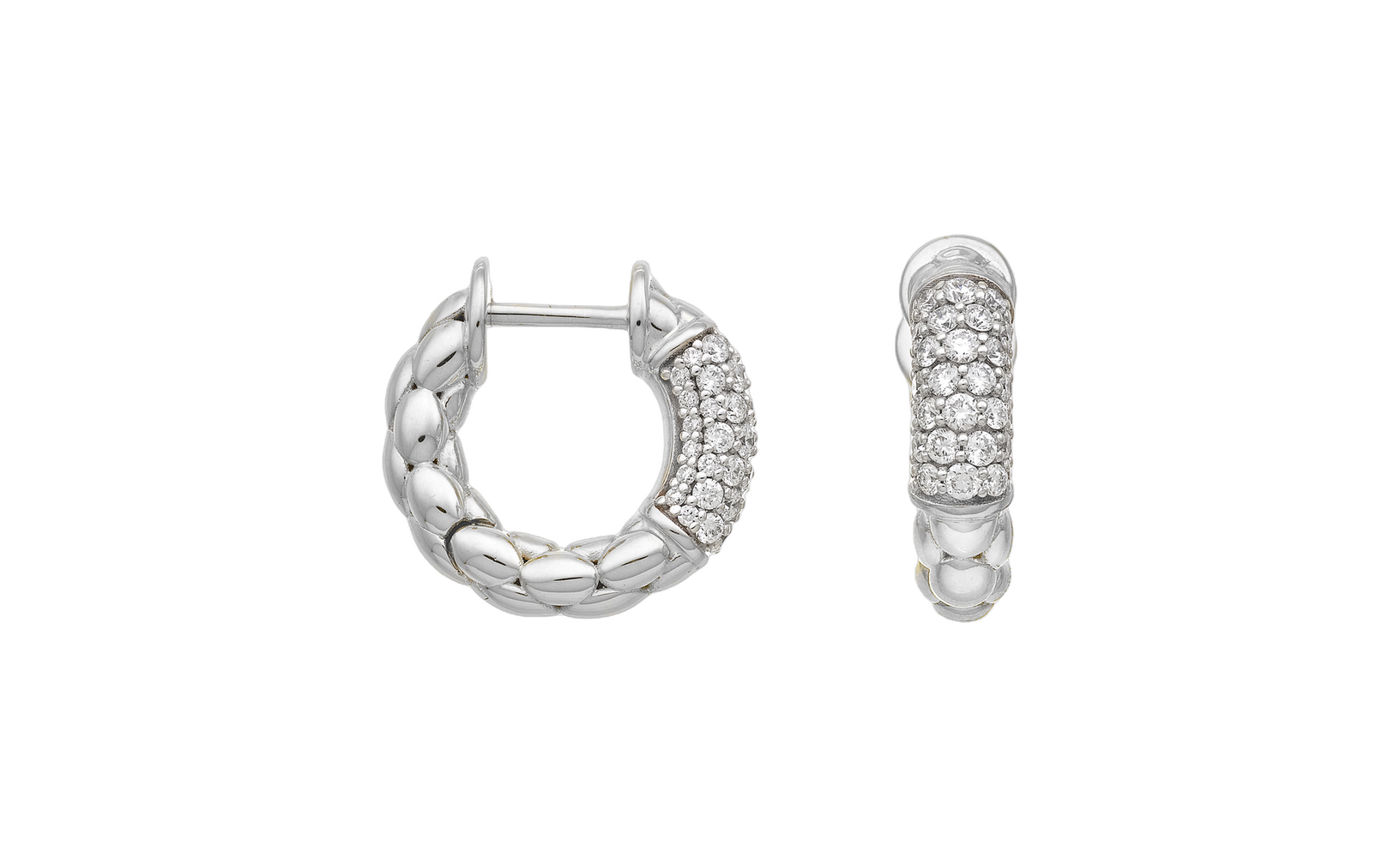Chimento Stretch Spring Two-Tone Flexible Earring Chimento Stretch Spring Two-Tone Flexible Earring