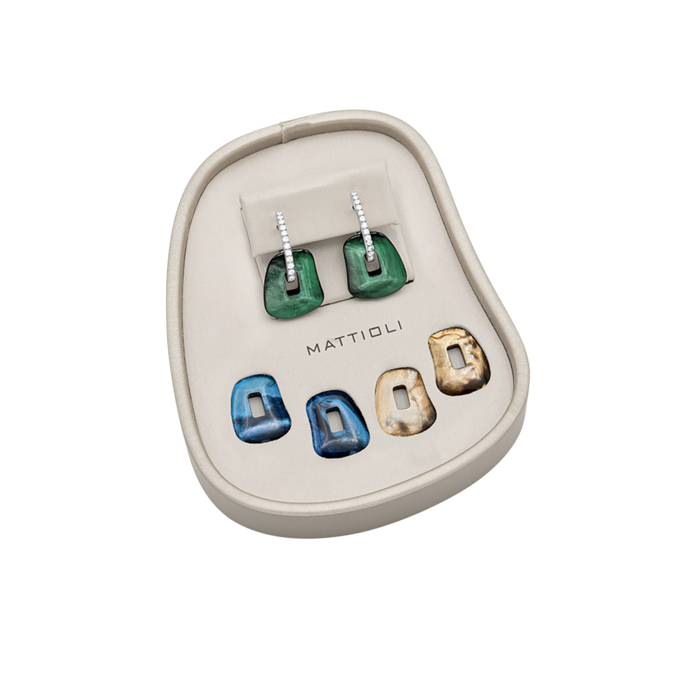 Mattioli Puzzle Ohrringbox, klein mit 3 Puzzle Paaren Mattioli Puzzle Ohrringbox, klein mit 3 Puzzle Paaren