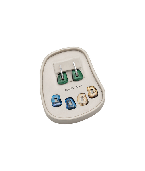 Mattioli Puzzle earring box, small with 3 pairs of puzzles Mattioli Puzzle earring box, small with 3 pairs of puzzles